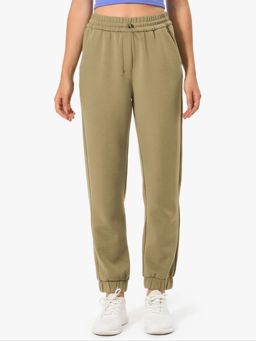 A1: Colorfulkoala High Waisted Ultra Soft Velvra Modal Joggers
